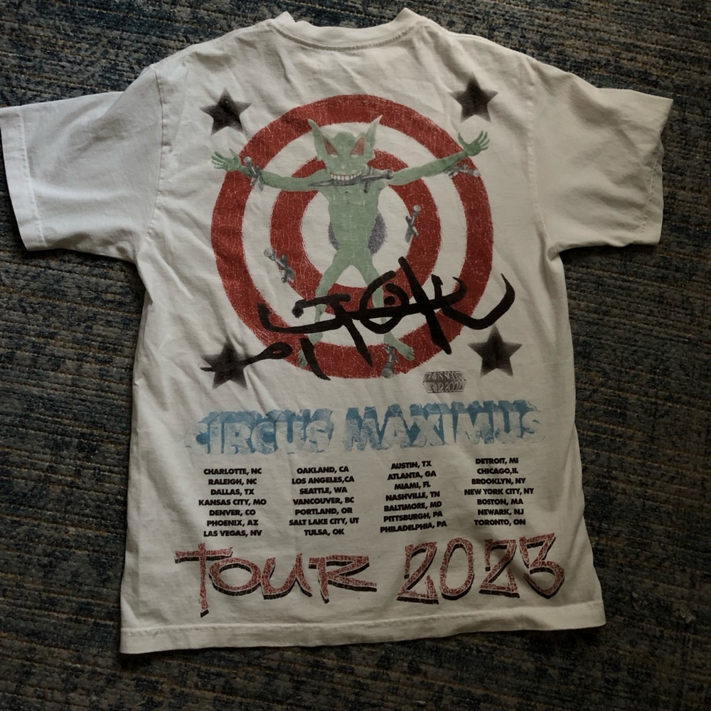 Travis Scott 2023 Miami Concert Tour Shirt - Picture 2 of 3